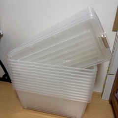 【無料】収納ボックス（フタ付き）12個まとめての画像