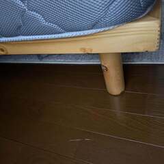 少し小さいサイズのベッドの画像