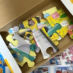 くもんのジグソーパズル STEP2、3、4の画像