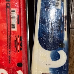 スキー板158.168 ストック110の画像