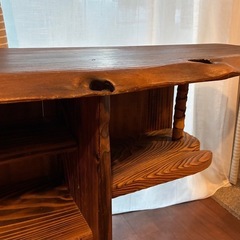 写真追加！手作り 杉の木シェルフの画像