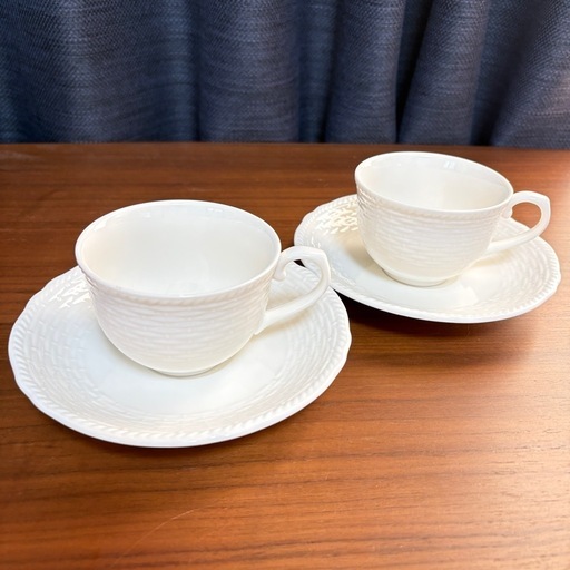 Margaret Howell マーガレットハウエル カップ＆ソーサー ペア 白磁