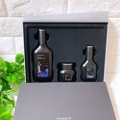 韓国コスメ　3点セット　トナー　クリーム　セラム　ピョンガンユル　ブラックティーの画像