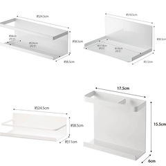 山崎実業 自立式 スチールパネルセット の画像