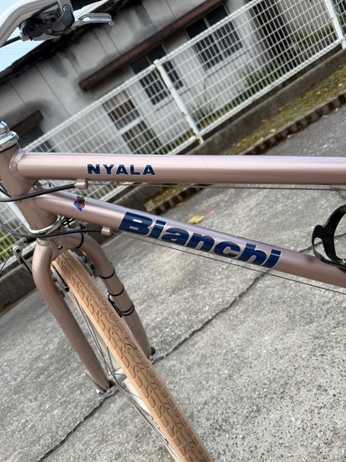 稀少アルミフレームBianchi クロスバイク 700C ピンク (ととと) 水族館