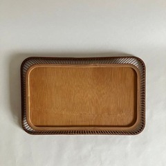 竹製トレイ・レトロ盆 ・和風ヴィンテージの画像