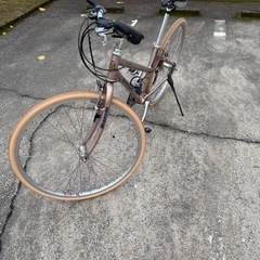 稀少アルミフレーム　Bianchi クロスバイク 700C ピンク
の画像