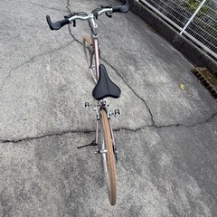 稀少アルミフレーム　Bianchi クロスバイク 700C ピンク
の画像