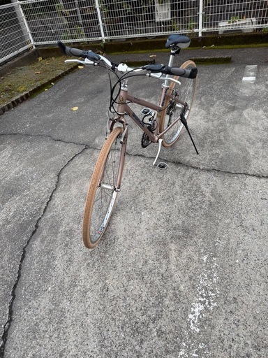 稀少アルミフレーム　Bianchi クロスバイク 700C ピンク