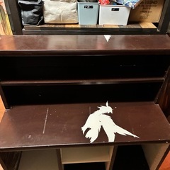 【無料】収納棚 木製 リメイク向け DIY 塗装剥がれあり 12/23までの画像