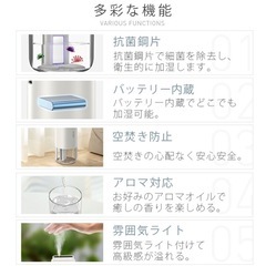 【新品未使用品】小型加湿器の画像