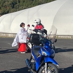 HONDA WAVE125iメットイン風防仕様の画像