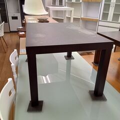 ★リユースのサカイつくば店★TK7783  テーブル ブラウン H40×D50×W75 クリーニング済みの画像