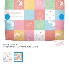 クレヨンしんちゃん×サンリオキャラクターズ　 プリントクッションの画像