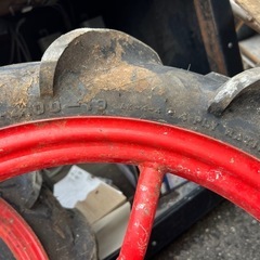 オーツ 水田　つる切機用 タイヤ 4.00-19 左右セット パーツ 部品 スペア の画像