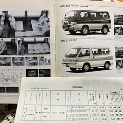 1996年　デリカスターワゴン　カタログの画像