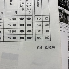 1996年　デリカスターワゴン　カタログの画像