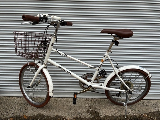 ※終了※★自転車★　SP-MINI 20インチ 小径自転車 SIMANO6段変速付 カゴ付  ※詳しい状態等は現物でご確認ください。