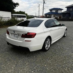 BMW 523d Mスポーツ平成26年108000km 車検09年10月まで !.オートマ ディーゼルターボ サンルーフCD DVD ナビ 乗って帰れます の画像