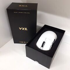 札幌【軽量 ワイヤレス ゲーミングマウス VXE R1 PRO】ホワイト 5ボタン 北20条店の画像