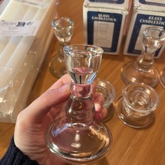 キャンドル&キャンドルホルダーセットの画像