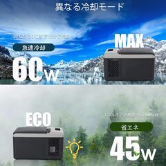 未使用ポータブル冷蔵庫 車載冷蔵庫 車載冷蔵冷凍庫の画像