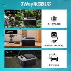 未使用ポータブル冷蔵庫 車載冷蔵庫 車載冷蔵冷凍庫の画像