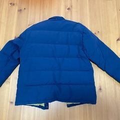 【あったか】CAMP7ダウン　ネイビー　Lサイズの画像