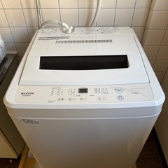 MAXZEN 縦型洗濯機 5kg 【2021年製】の画像
