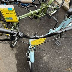 ★店頭にて試乗可★ J3415　【リユースのサカイ柏店】 折りたたみ自転車　ダイナモライト　　20インチ　　ブルー　　簡易クリーニング済　 中古自転車 　流山市 中古自転車 松戸市 中古自転車 我孫子市 中古自転車 船橋市 中古自転車 守谷市 中古自転車 取手市 中古自転車　の画像