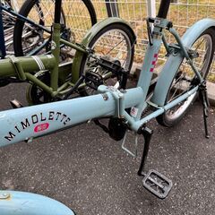 ★店頭にて試乗可★ J3415　【リユースのサカイ柏店】 折りたたみ自転車　ダイナモライト　　20インチ　　ブルー　　簡易クリーニング済　 中古自転車 　流山市 中古自転車 松戸市 中古自転車 我孫子市 中古自転車 船橋市 中古自転車 守谷市 中古自転車 取手市 中古自転車　の画像