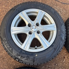 165/70R14スタッドレスタイヤ アルミ付4本セット ブリザックVRX2の画像