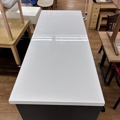 ジモティー限定価格！S077 ⭐ 三幸ジャパン キッチンカウンター スライドテーブル ソフトクローズ搭載 幅119.5cm USEDの画像