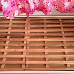 引出付★すのこシングルベッドの画像