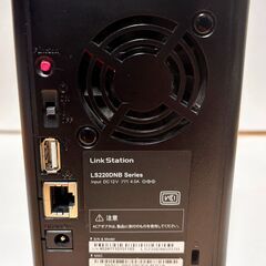 BUFFALO LS220DN0202B　LINKStation LS220DNBシリーズ 1TB×2 動作確認済の画像