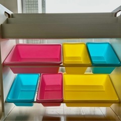 アイリスオーヤマ　おもちゃ箱 絵本棚　収納本棚　トイハウスラッETHR-26の画像