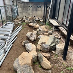 庭石　引き取り　無料での画像
