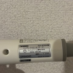 アイロン　スチーマー付きの画像