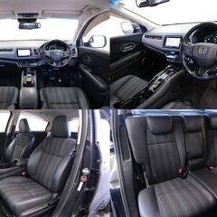 ホンダ　ヴェゼル1.5ハイブリッドZ！LEDヘッドライト 純正１７インチアルミホイール クルーズコントロール ハーフレザーシート シートヒーター等の画像