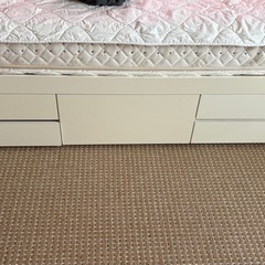 引出付★すのこシングルベッドの画像