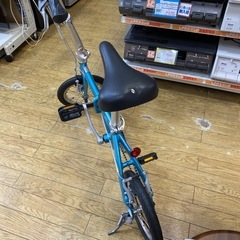 🩵人気🩵RENAULT 14インチ折りたたみ自転車 JMH2H ルノー ブルー コンパクト 鍵つき No.2229 NH　　の画像