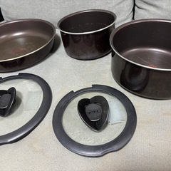 ティファール　　鍋フライパン5点セットの画像