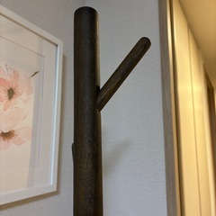 木コートハンガーの画像