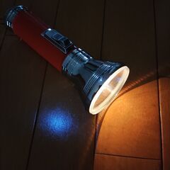 National オレンジ色ハンドライト昭和レトロ懐中電灯の画像