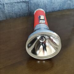 National オレンジ色ハンドライト昭和レトロ懐中電灯の画像