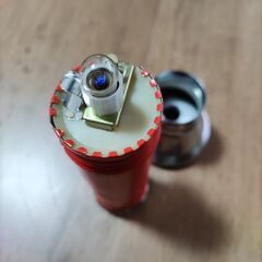 National オレンジ色ハンドライト昭和レトロ懐中電灯の画像