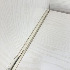 A-935【リユースのサカイ野々市店】ジモティ来店特価‼ 食器棚 木製 木目調 ホワイト クリーニング済みの画像