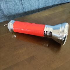 National オレンジ色ハンドライト昭和レトロ懐中電灯の画像