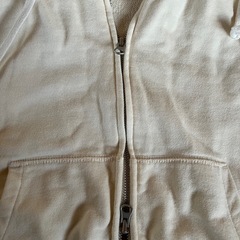 パーカー　レディース アイボリー　オフホワイト　S 　の画像