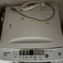 【利用2年】１槽洗濯（5.5㎏）／Hisense製の画像